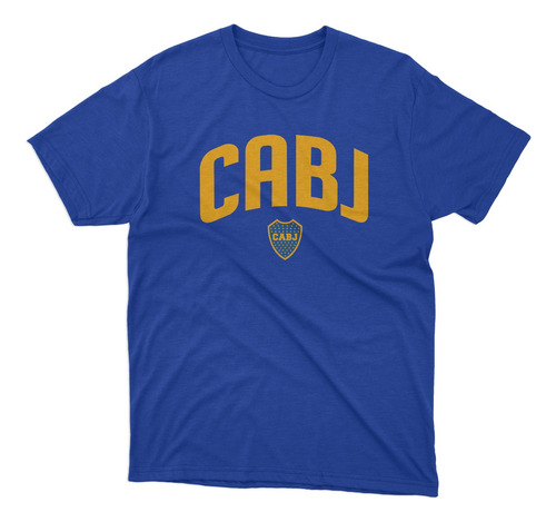 Remera Futbol Boca Juniors Cabj Escudo Azul