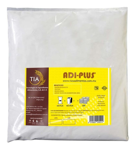 Mejorador Adi - Plus 1kg Maiz 