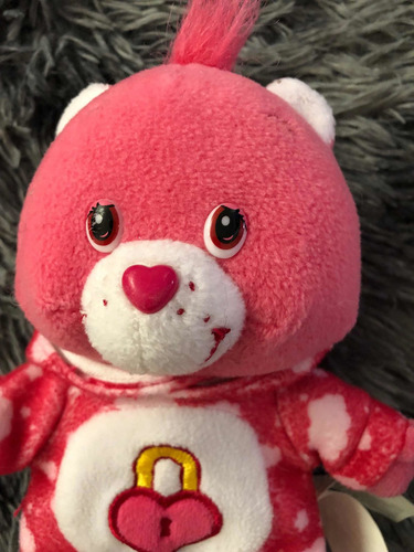 Osito Cariñosito 20 Cm Aprox Secret Bear Rojo Vintage
