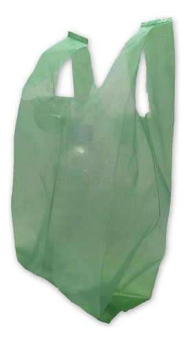 Sacola Plástica Reciclada Reforçada Verde Com 4kg Full Tamanho 50x70