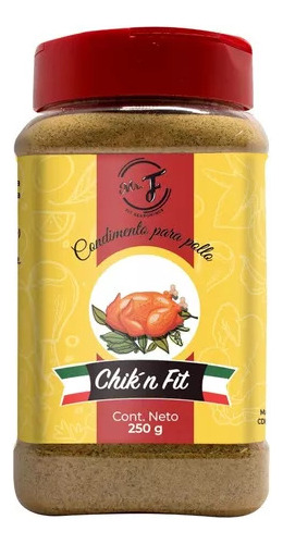 Condimento Sazonador Saludable Mr. F Chik´n Fit (pollo) 250g