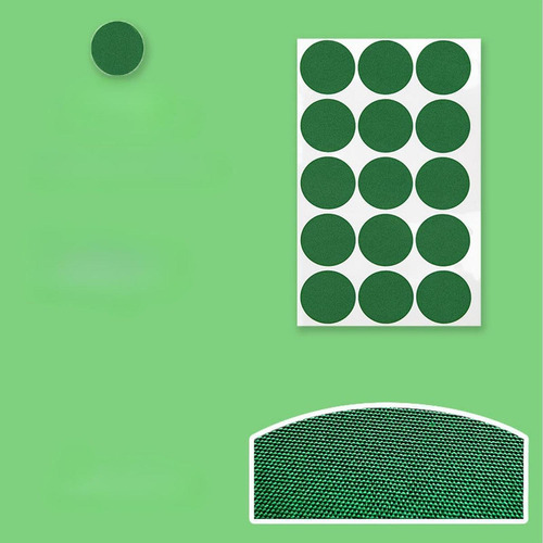 Puntos Marcadores Para Mesa De Billar, Verde 35 Mm 15piezas