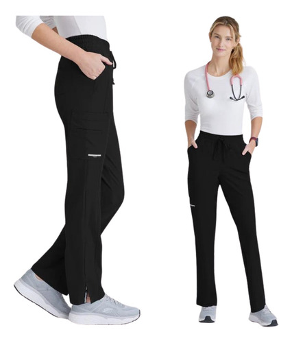 Pantalón Clínico Skp623 Negro Skechers Médico 