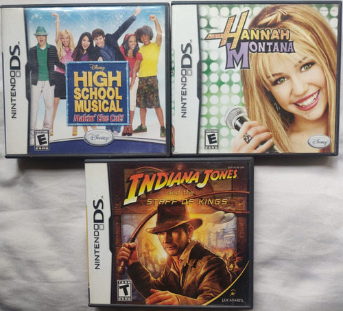 Indiana Jones, Hannah Montana Y High School Musical Nds