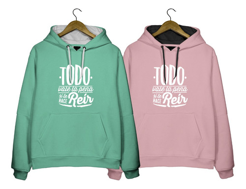 Busos Buzo Hoodie Saco Para Parejas Frases Match Enamorados 