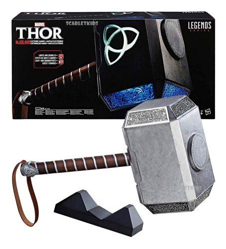 Legends Series Thor Martillo Electronico Mjolnir Hasbro