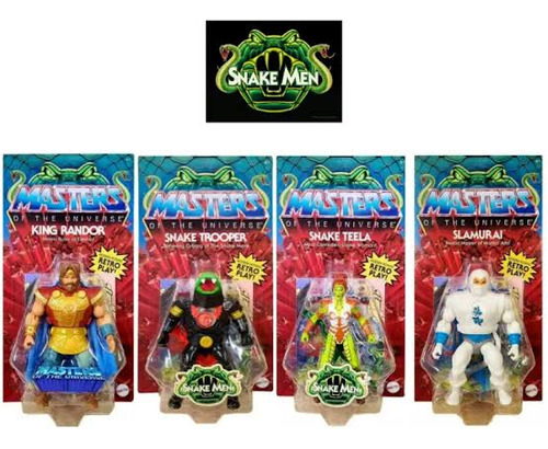 Motu Masters Of The Universe Origins Wave 13 Set De 4 (Usado)