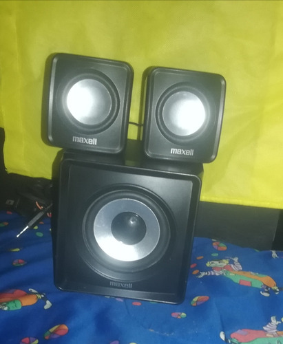 Mini Parlantes Maxell 2.1  10w Rms En Buen Estado