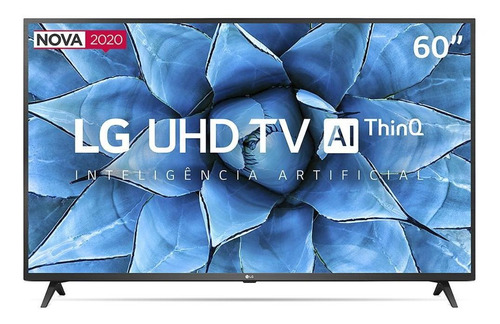 Imagem 1 de 7 de Smart Tv LG 60 4k Uhd 60un7310psa Hdr Ceramic Black Bivolt