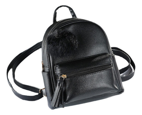 A Mini Mochila Para Mujer Bolso De Viaje Pu Cuero Casual