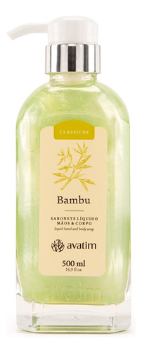 Sabonete líquido Avatim Bambu em líquido 500 ml