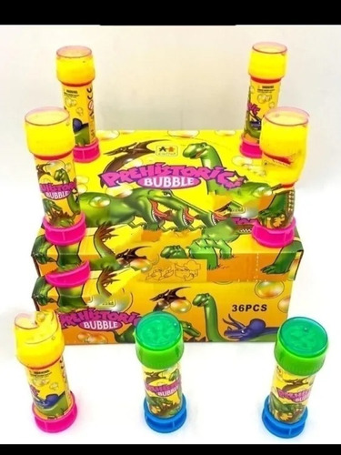 Pack De 36 Lanza Burbujas Dino