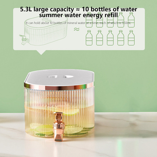 Cubo De Agua Fría De 5.3 L Para Nevera, Barra Fría De Agua F
