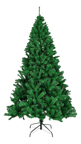 Árbol de Navidad alemán verde, 1,80 m, 990 ramas de pino