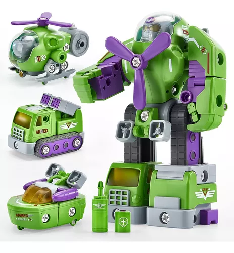 Juguetes Para Niños Y Niñas De 4 Años: Robot Desmontable 3 E