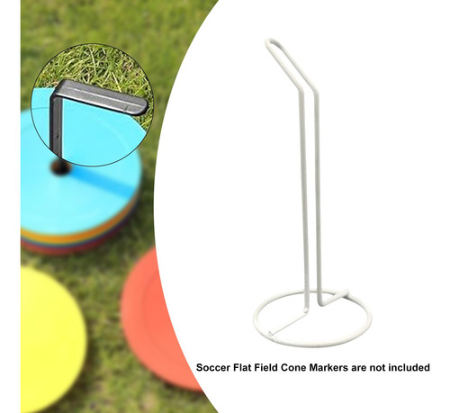 Estante Para Discos De Fútbol Con Soporte Para Conos Para