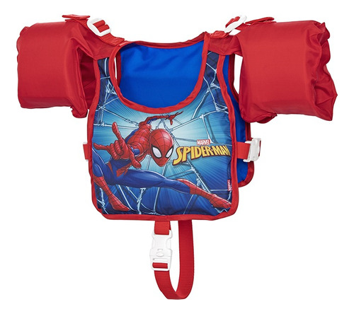 Chaleco Salvavidas Hombreras Niño Spiderman 3 A 6 Años