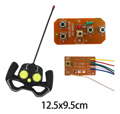 4ch Rc Control Remoto Transmisor Y Receptor Placa Pcb