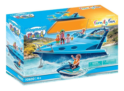 Barco Lancha Con Jet Ski Fun Park Playmobil 70630 Playlgh