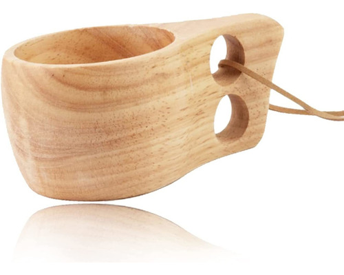 Taza De Camping De Madera, Taza De Leche Con Hebilla De...