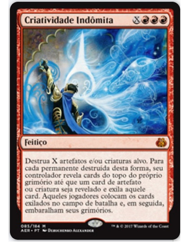 Carta Magic Indomitable Creativity Portugues Aether Revolt