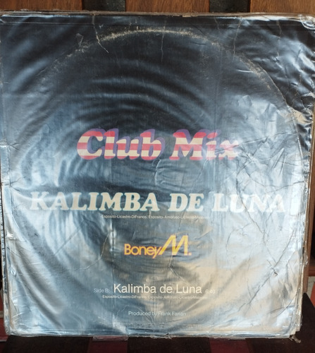 Boney M - Kalimba De Luna Vinilo Disco Acetato Importado