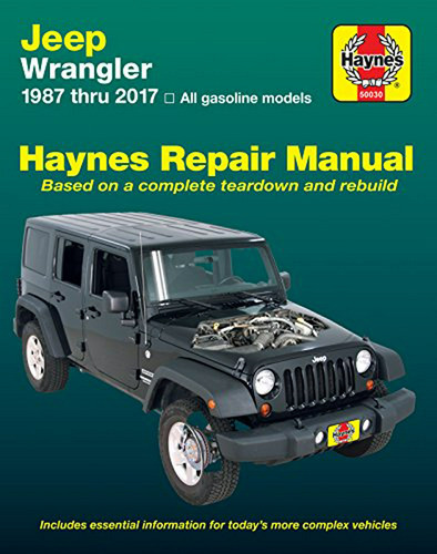 Manual De Reparación Haynes Para Jeep Wrangler 1987-2017