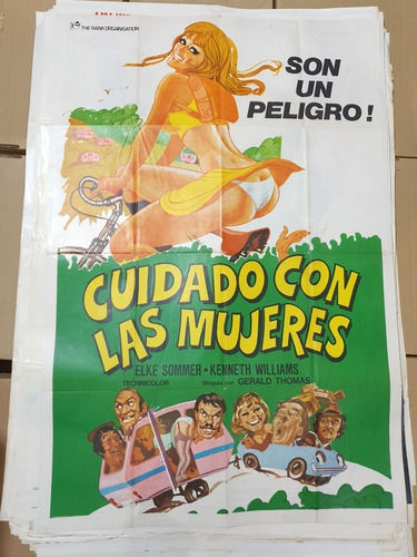 Afiche De Cine Original-cuidado Con Las Mujeres-1826