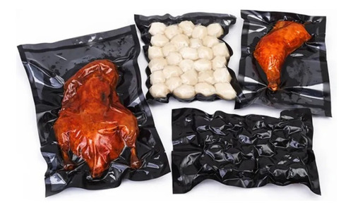 50 Saco Embalagem 20x25 Gofrada Sous Vide Ranhura A Vacuo