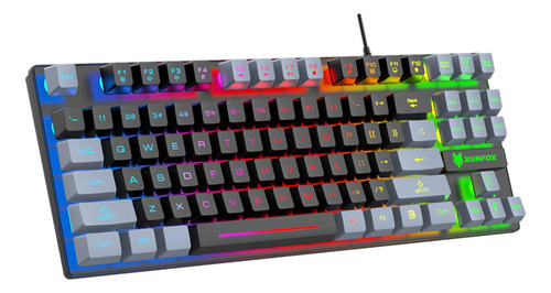 Teclado Para Juegos Teclado Con Cable Usb Ergonómico,