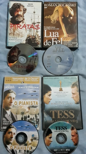4 Dvd Lua De Fel/pianista/piratas/tess Roman Polanski A4