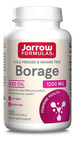 Jarrow Formulas Borage Borraja 1200 Mg X 120 Cáps