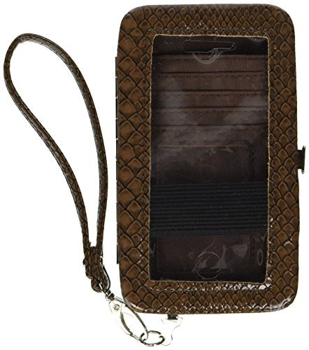 Metropolitan Novara Grab N Go Carry All Wristlet Brown