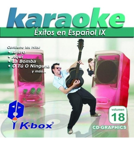 Cd+g  Karaoke K-box Éxitos En Español Ix