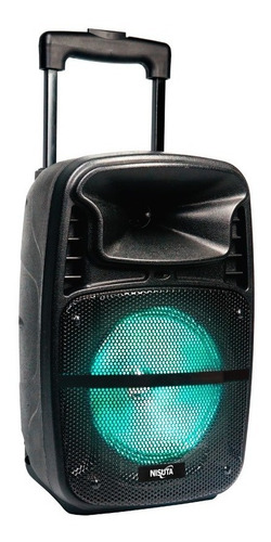 Parlante Portatil Carrito Con Bluetooth, Ecualizador, Led, Fm Y Mic Inalambrico Nspa8b