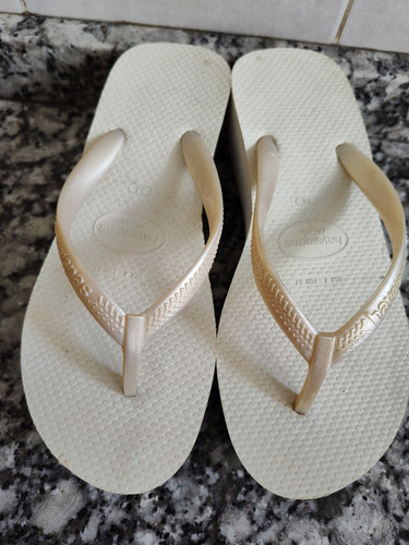 Ojotas Havaianas Blancas Talle 35