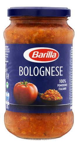 Molho de tomate bolonhesa Barilla sem glúten 400 g