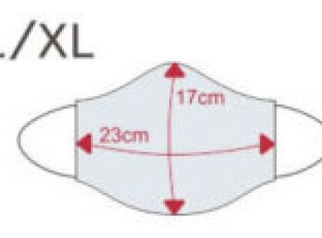 Mascarilla Xl Anatómica Lavable Reutilizable Hombre 3 Un