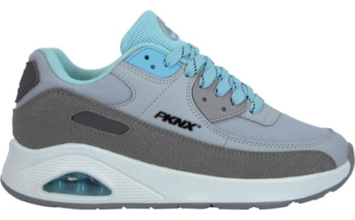 Tenis Urbano Con Válvula Prokennex 3901 Gris Mujer