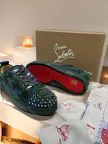 Comprar Tenis Christian Louboutin Camuflaje Suela Roja Estoperoles Talla 6 A 8 Og