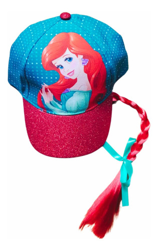 Disfraz Gorro La Sirenita Disney Ariel Con Cabello Talla S