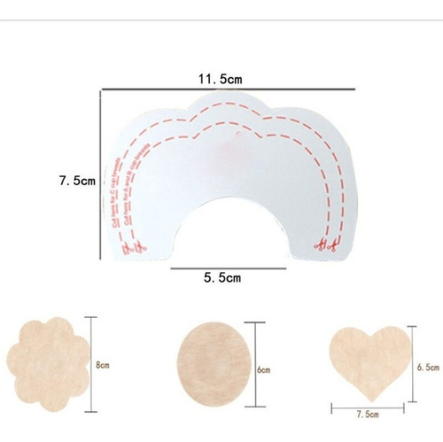 Combo Cubre Pezon Parches Levanta Busto 20 Unidades