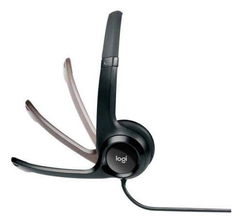 Headset Com Fio Microfone Controles Integrados Logitech H390