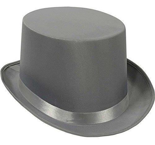 Sombrero Topo Satinado Gris