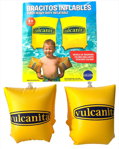 Imagen 2 de 6 de Inflable Bracito Brazalete 23cm Agua Pileta Nvo 6143 Bigshop
