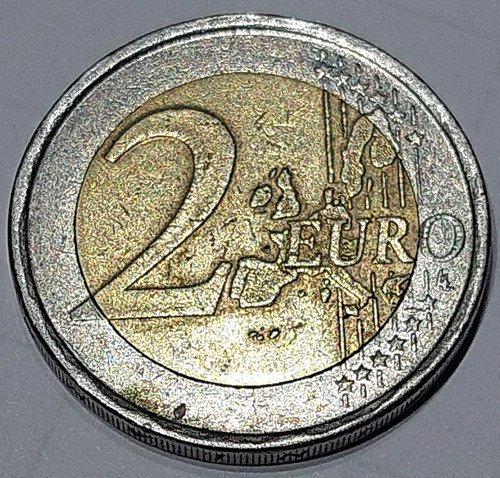 Finlandia Moneda Bimetálica De 2 Euros 2001