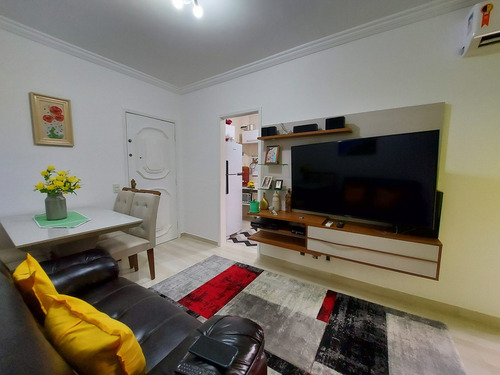 Imagem 4 de 16 de Apartamento De 2 Dormitórios Reformado À Venda Na Praia Da Enseada Em Guarujá-sp - Ap05718 - 69230524