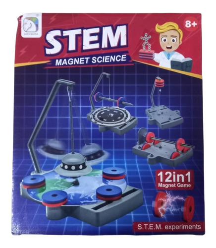 Kit De Ciencia Magnética 12 En 1 Experimentos Para Niños