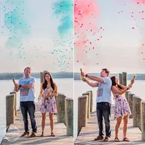 Comprar Revelación Del Género Del Bebé Cañon Confetti + Polvo