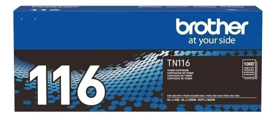 Toner Brother TN-116 Preto até 1000 Páginas